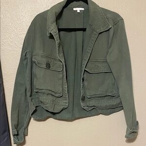 Gianni Bini Olive Utility Jacket